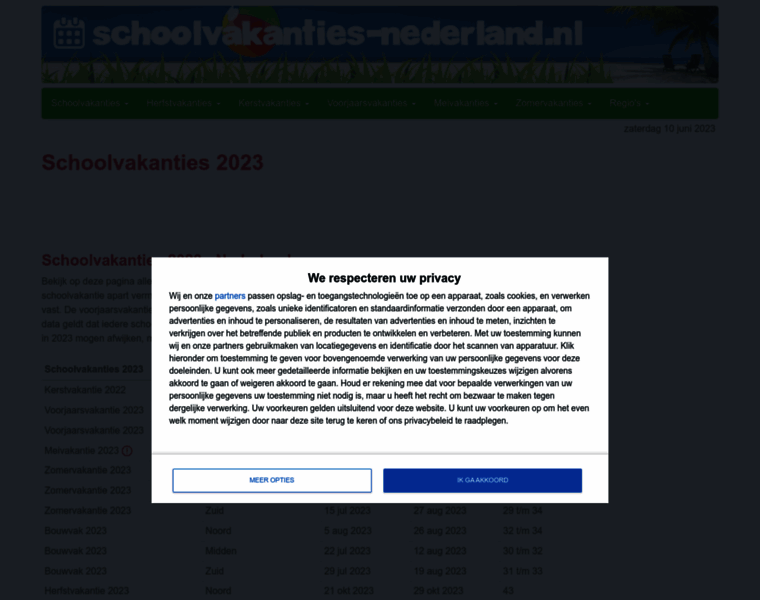 Schoolvakantie-nederland.nl thumbnail