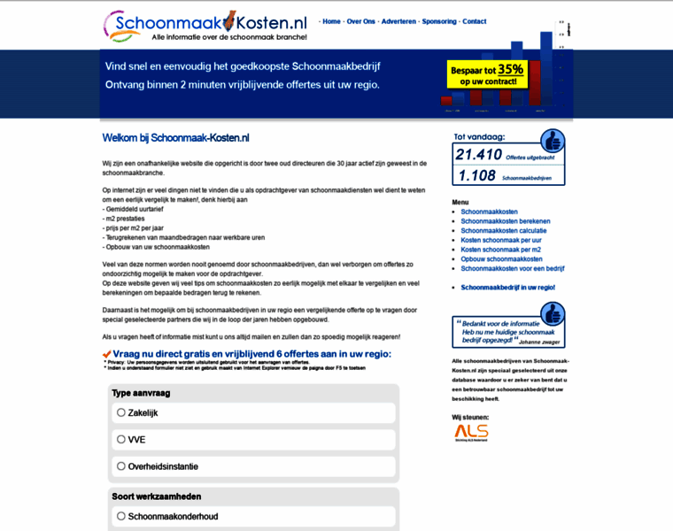 Schoonmaak-kosten.nl thumbnail