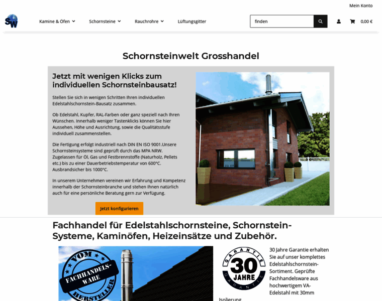 Schornsteinwelt-grosshandel.de thumbnail