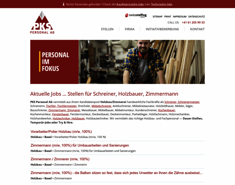 Schreiner-zimmermann-jobs.ch thumbnail