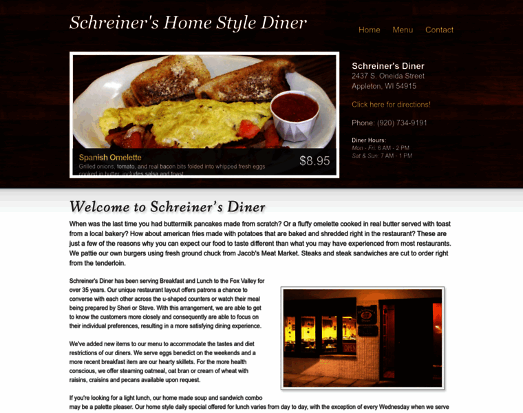 Schreiners-diner.com thumbnail
