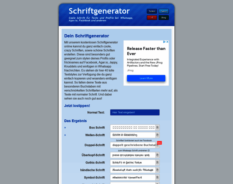 Schriftgenerator.net thumbnail