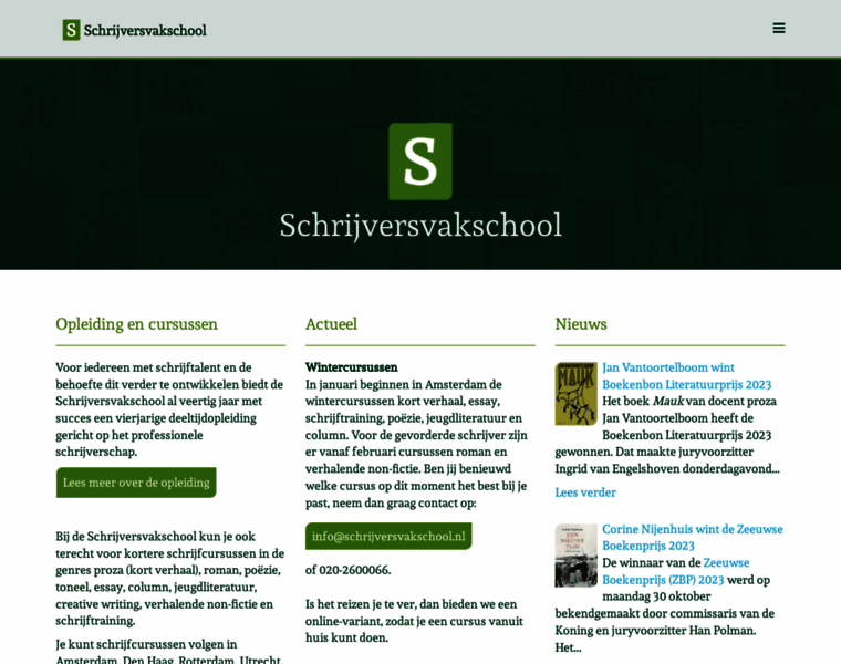 Schrijversvakschool.nl thumbnail