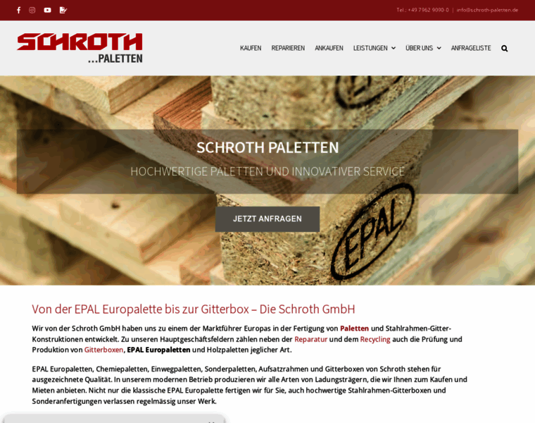 Schroth-paletten.de thumbnail