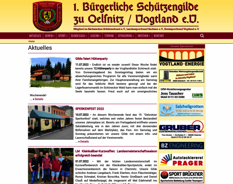 Schuetzengilde-oelsnitz.de thumbnail