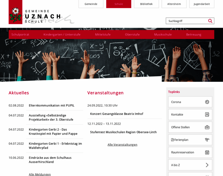Schule-uznach.ch thumbnail