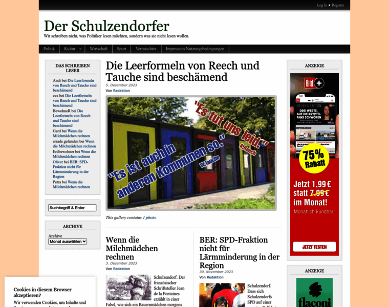 Schulzendorfer.de thumbnail