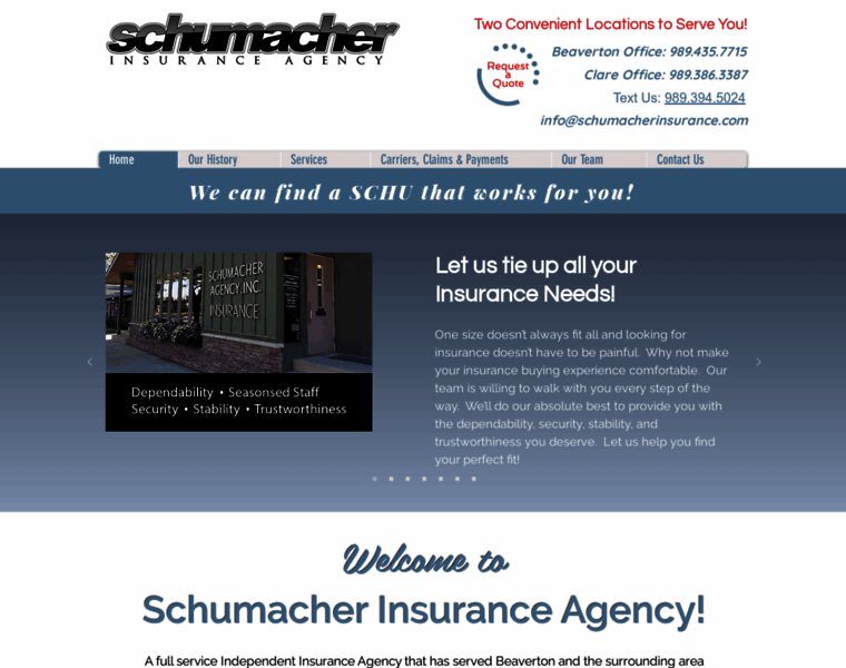 Schumacherinsurance.com thumbnail