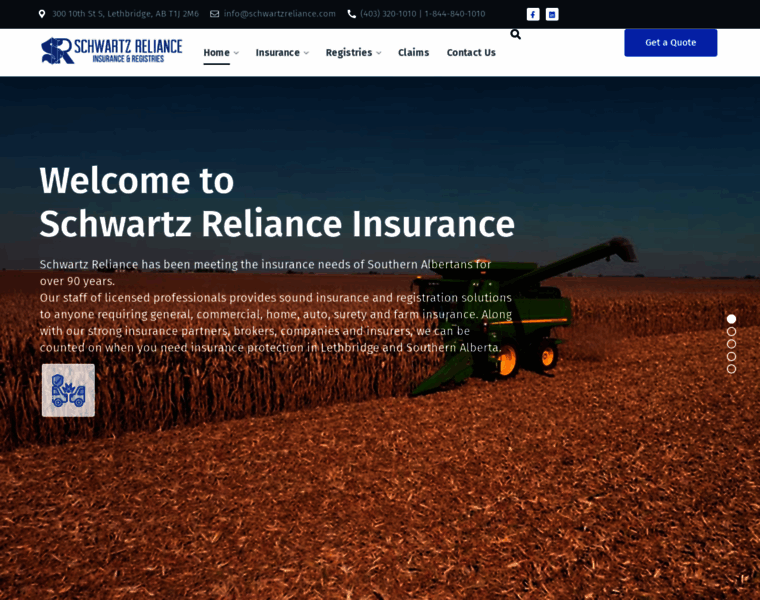 Schwartzrelianceinsurance.com thumbnail