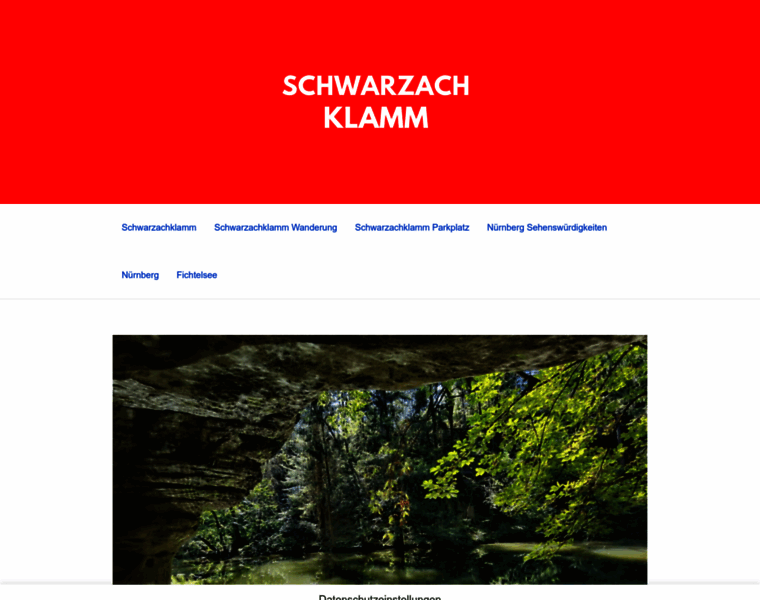 Schwarzachklamm-nuernberg.de thumbnail