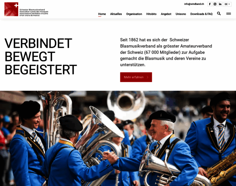 Schweizer-blasmusikverband.ch thumbnail