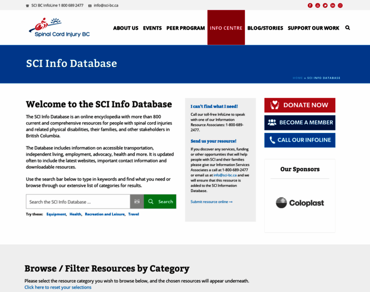 Sci-bc-database.ca thumbnail