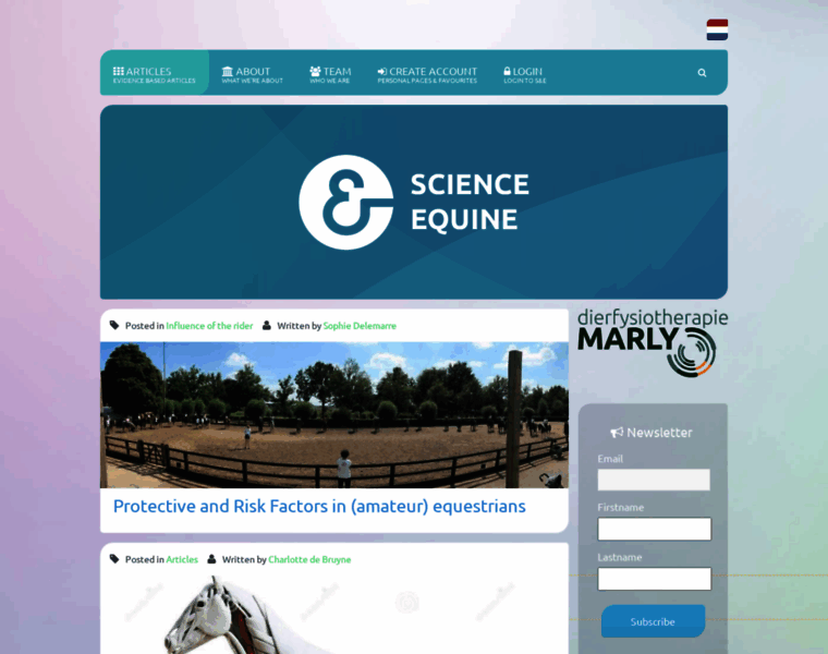 Science-equine.com thumbnail