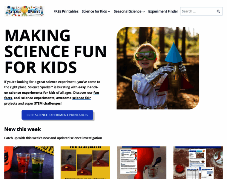 science-sparks.com at WI. Easy Science Experiments for Kids at Home or ...