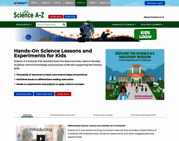 Sciencea-z.com thumbnail