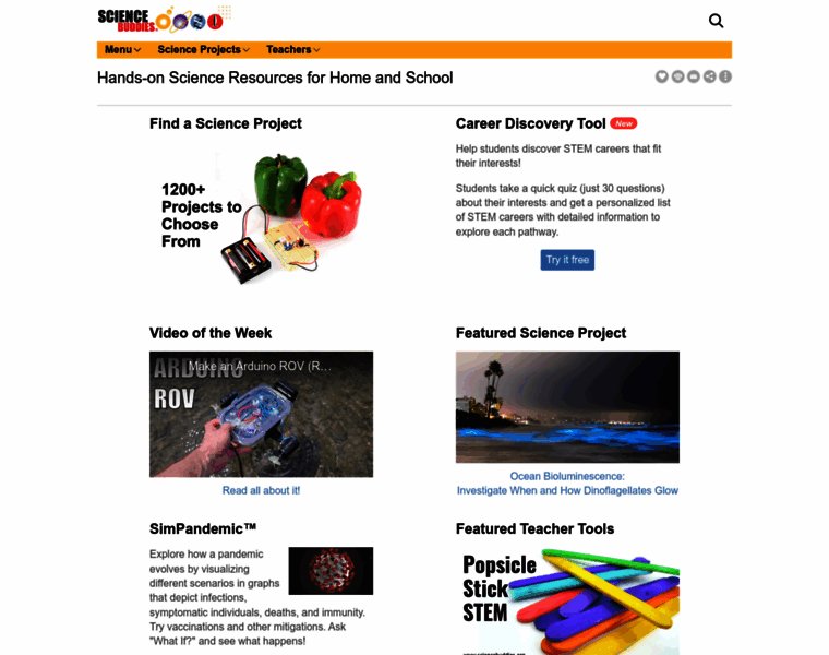 Sciencebuddies.com thumbnail