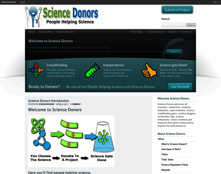 Sciencedonors.com thumbnail