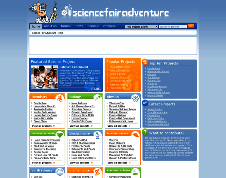 Sciencefairadventure.com thumbnail
