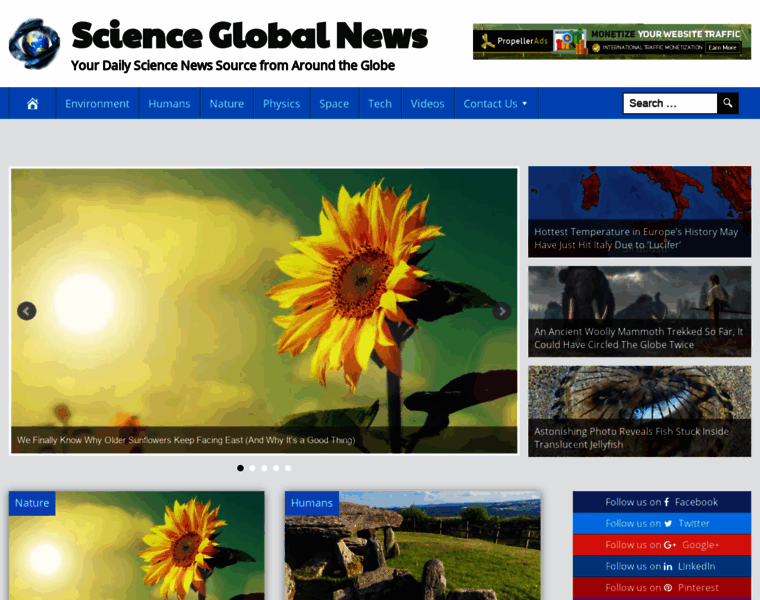 Scienceglobalnews.com thumbnail
