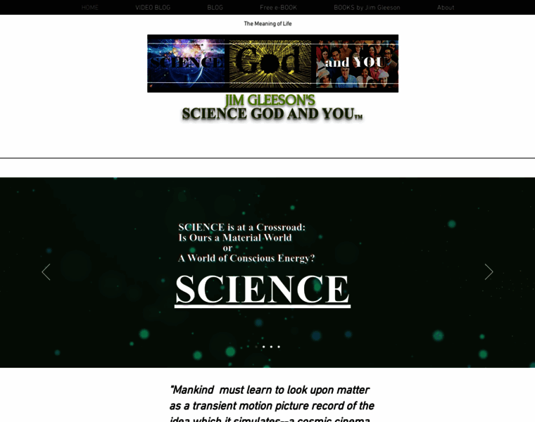 Sciencegodandyou.com thumbnail