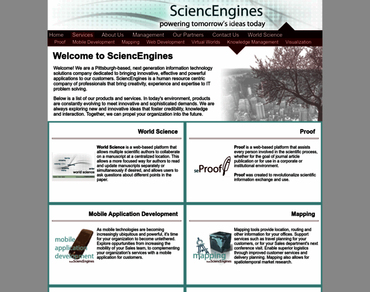 Sciencengines.com thumbnail