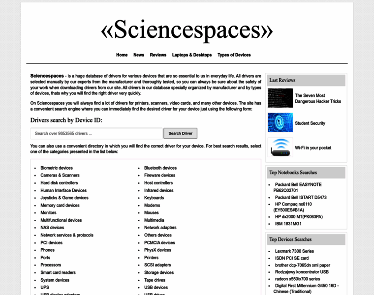 Sciencespaces.com thumbnail