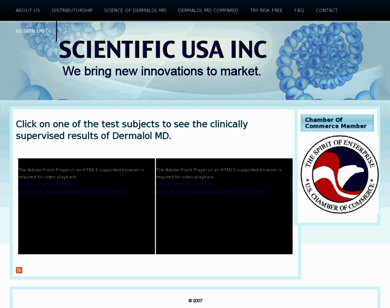 Scientificusainc.com thumbnail
