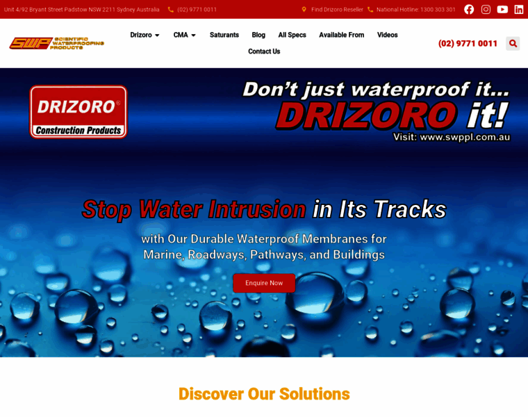 Scientificwaterproofingproducts.com.au thumbnail