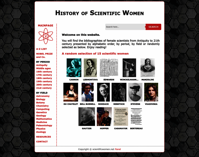 Scientificwomen.net thumbnail Scientificwomen.net thumbnail