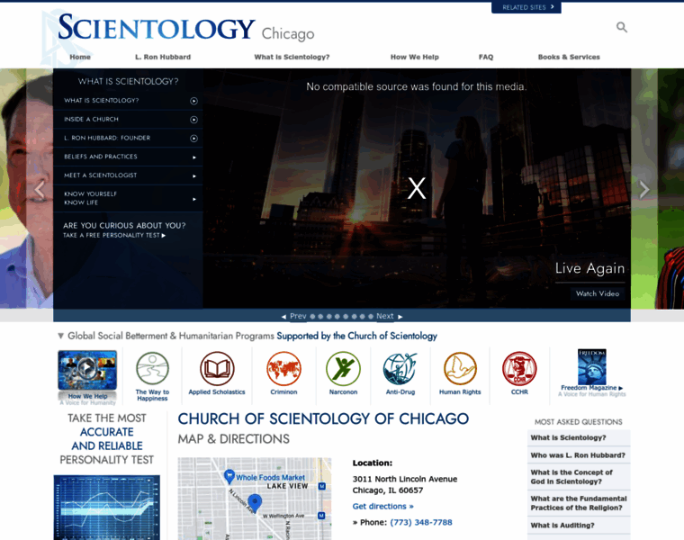 Scientology-chicago.org thumbnail