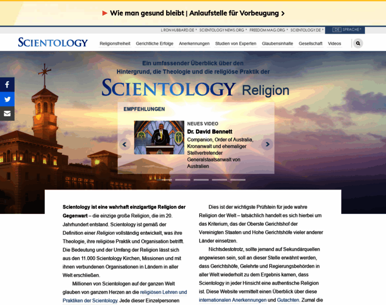 Scientologyreligion.de thumbnail