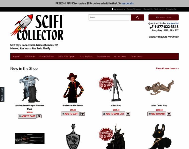 Scifi-collector.com thumbnail