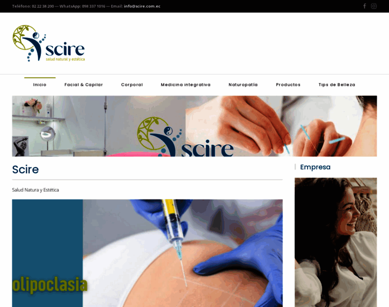 Scire.com.ec thumbnail