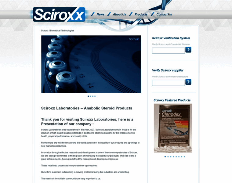 Sciroxxlabs.com thumbnail