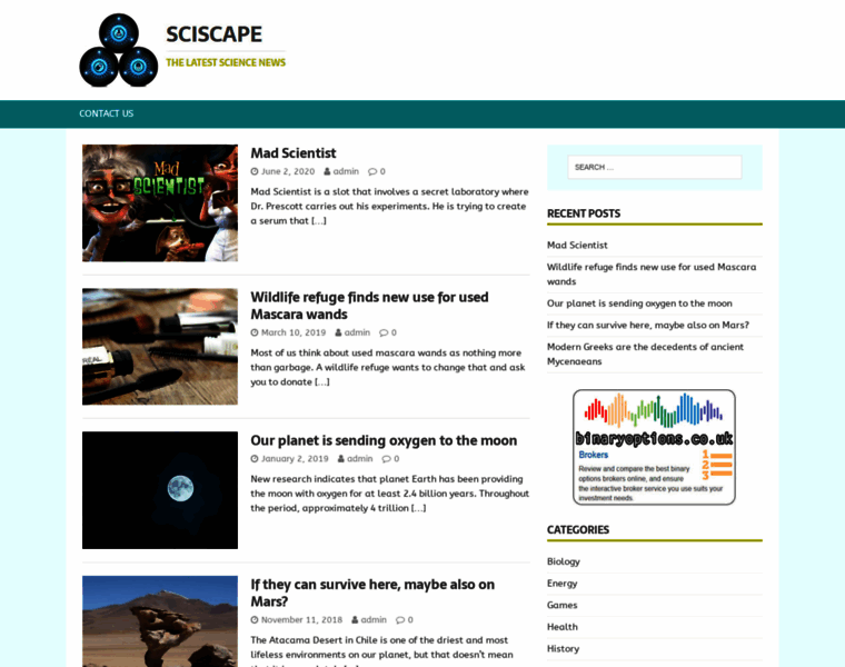 Sciscape.org thumbnail
