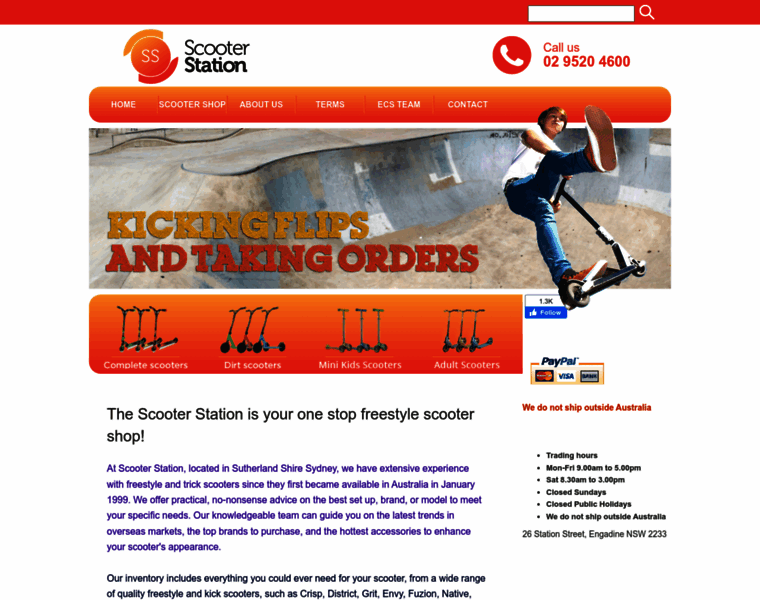 Scooterstation.com.au thumbnail