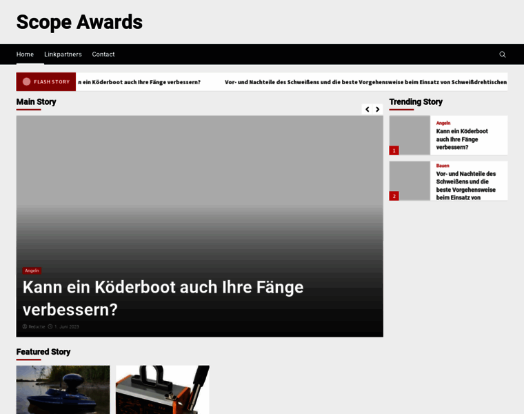 Scope-awards.de thumbnail