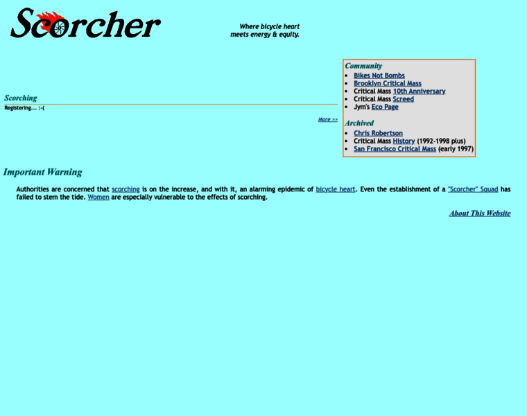 Scorcher.org thumbnail