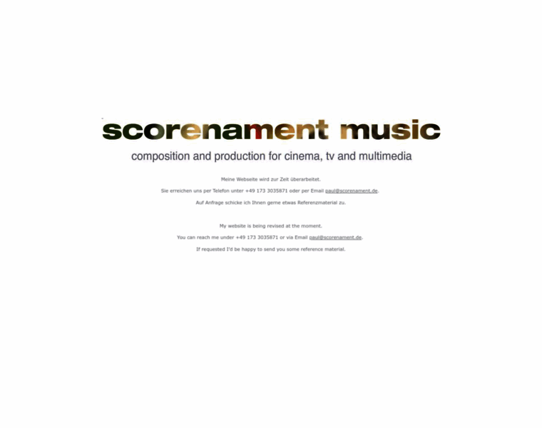 Scorenament-music.de thumbnail