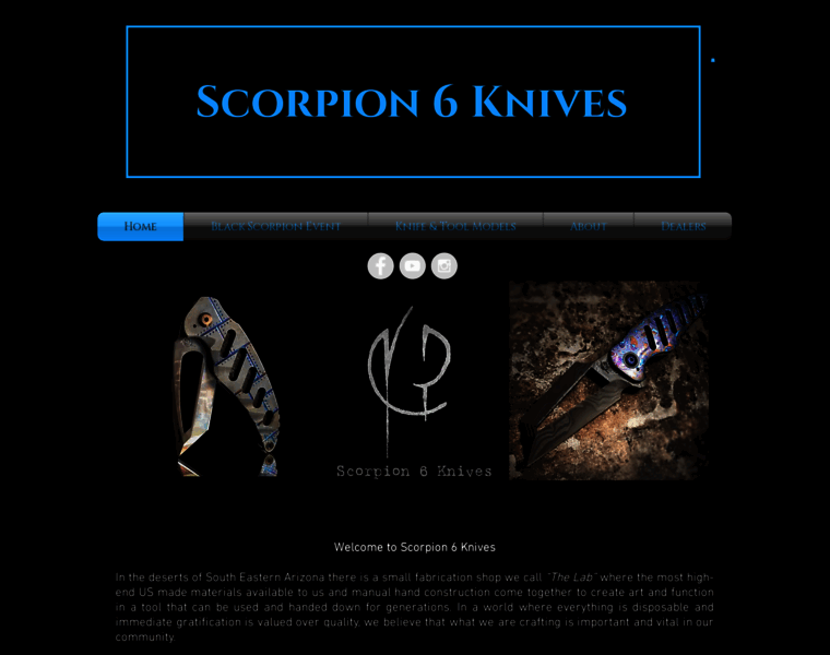 Scorpionsixknives.com thumbnail