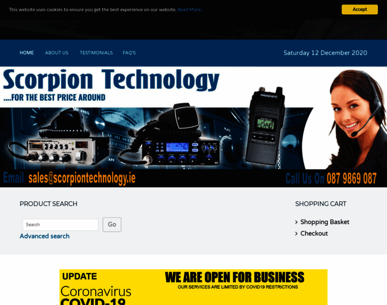 Scorpiontechnology.ie thumbnail