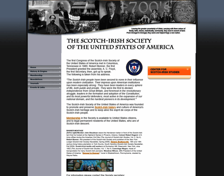Scotch-irishsocietyusa.org thumbnail
