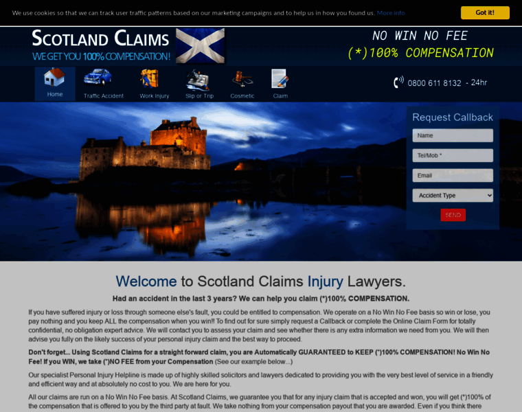 Scotlandclaims.co.uk thumbnail