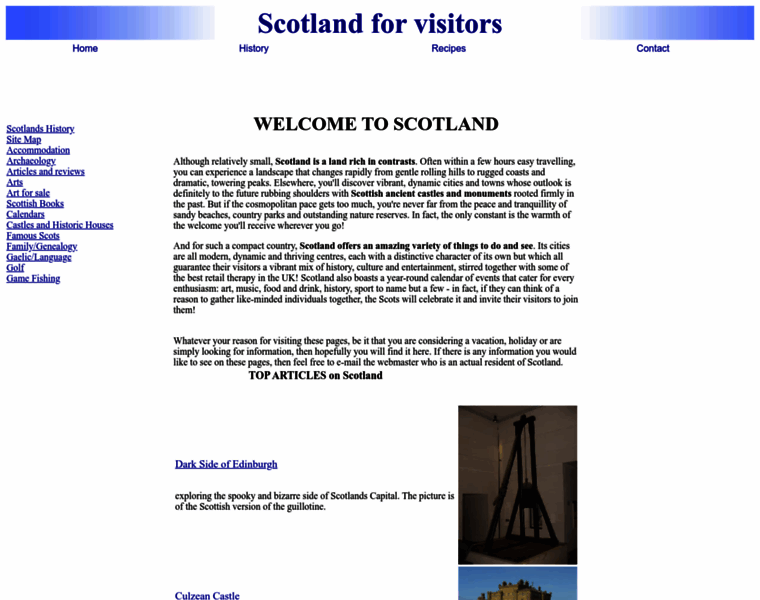 Scotlandforvisitors.com thumbnail