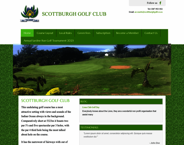 Scottburghgolf.co.za thumbnail
