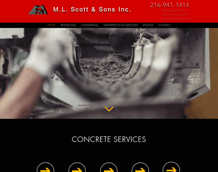 Scottconcrete.com thumbnail