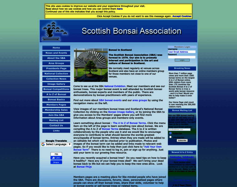 Scottishbonsai.org thumbnail