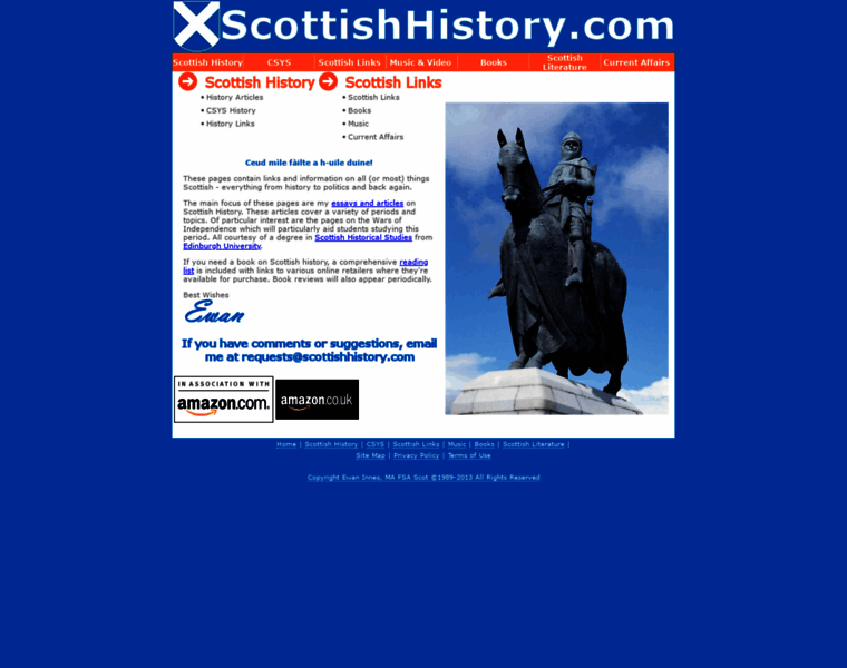 Scottishhistory.com thumbnail