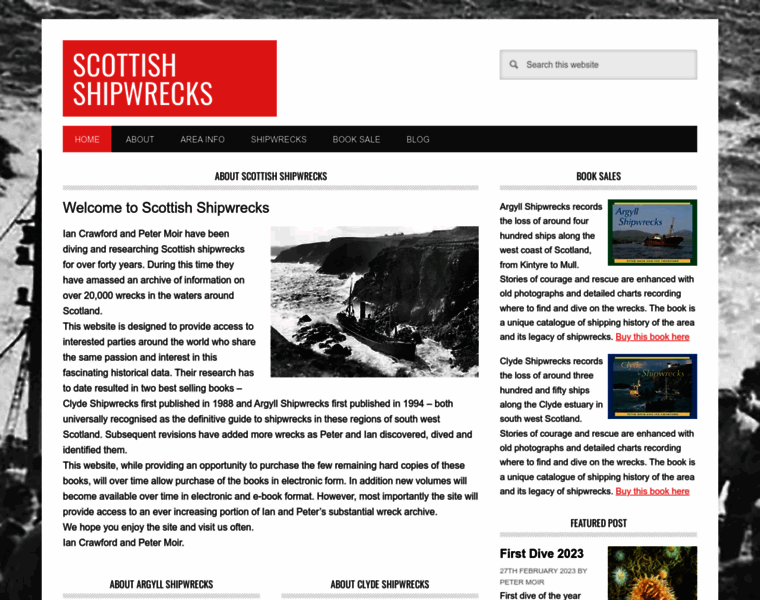 Scottishshipwrecks.com thumbnail
