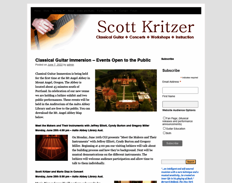 Scottkritzer.com thumbnail